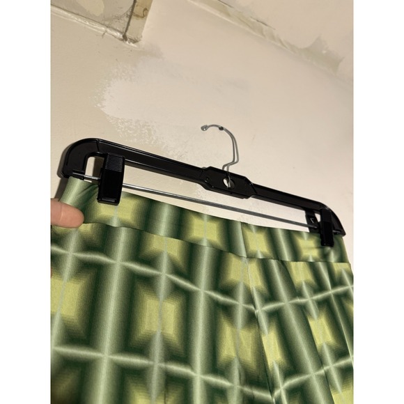 Paloma Wool Green Wide Leg Pants Modern Viscose Portugal Hippie Size M - Picture 4 of 10